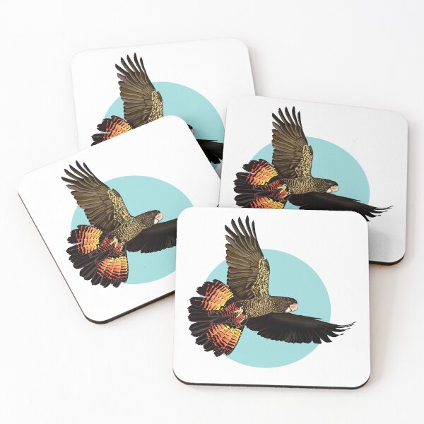 Item preview, Red Tailed Black Cockatoo - Design 1 designed and sold by Esti Nagy.