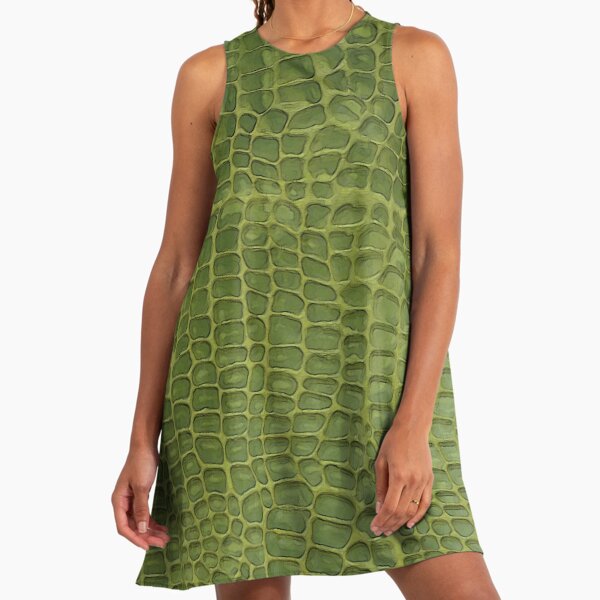white christmas dresses Green Alligator Costume Set for Adults & Plus Size – Tutu Skirt & Gator  Headband – Fun Outfit for Halloween & Cosplay Teen/Adult Size main image 1