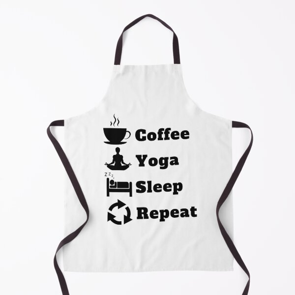 Artikelvorschau, Kaffee Yoga Sleep Repeat Squad Yoga und Kaffeeliebhaber passendes Kostüm entworfen und verkauft von 27th-Tee.