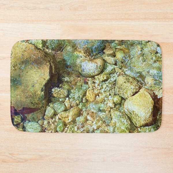 Item preview, Wet pebbles, pebbles, river, water, nature, wet, rain, winter, xmas, fall, tropical, summer, holidays, art, pebble, exotic designed and sold by PrintedDreams.