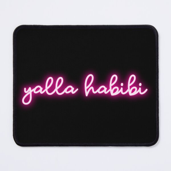 Item preview, yalla habibi - pink neon designed and sold by habibitravels.