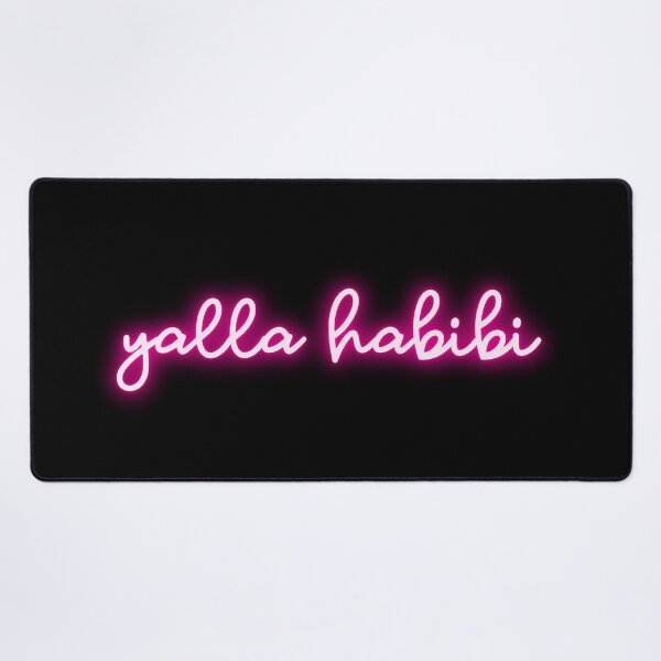 Item preview, yalla habibi - pink neon designed and sold by habibitravels.