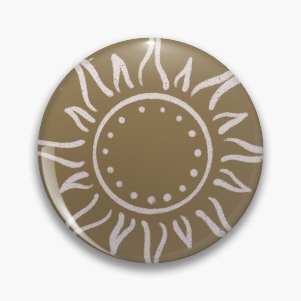 Artikelvorschau, Cute Boho Sun Pattern Bohemian Aesthetic In Muted Colors Olive Brown entworfen und verkauft von scorpiolane.