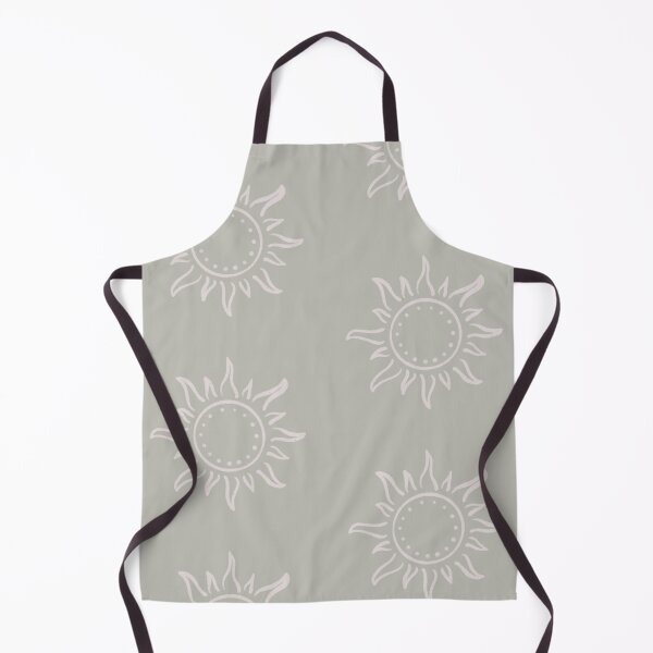 Aperçu de l'œuvre Cute Boho Sun Pattern Bohemian Aesthetic In Muted Colors Pale Green créée et vendue par scorpiolane.