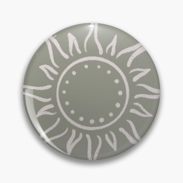 Artikelvorschau, Cute Boho Sun Pattern Bohemian Aesthetic In Muted Colors Sage Green entworfen und verkauft von scorpiolane.