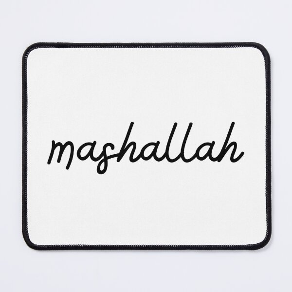 Item preview, mashallah - black designed and sold by habibitravels.