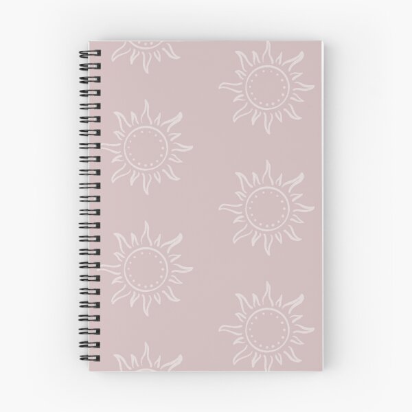 Item preview, Cute Boho Sun Pattern Bohemian Aesthetic In Muted Colors Gray Pink designed and sold by scorpiolane.