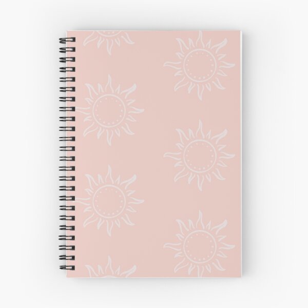 Item preview, Cute Boho Sun Pattern Bohemian Aesthetic In Muted Colors Coral Pink designed and sold by scorpiolane.