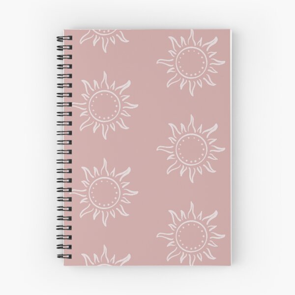 Item preview, Cute Boho Sun Pattern Bohemian Aesthetic In Muted Colors Pink designed and sold by scorpiolane.
