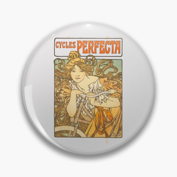 Item preview, Cycles Perfecta by Alphonse Mucha Vintage Museum Exhibition designed and sold by Tamas Das.