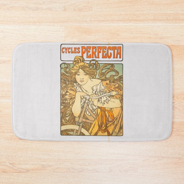 Item preview, Cycles Perfecta by Alphonse Mucha Vintage Museum Exhibition designed and sold by Tamas Das.