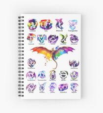 Pride Dragons - Version Two Spiral Notebook