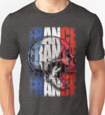 France Skull Flag Unisex T-Shirt