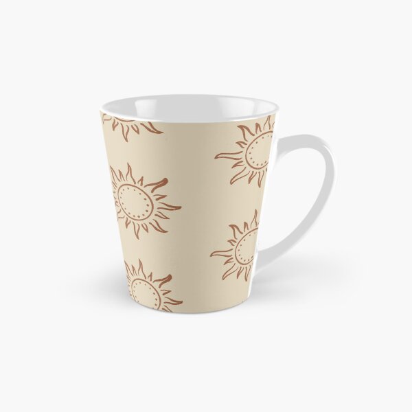 Item preview, Cute Boho Sun Pattern Bohemian Aesthetic In Muted Colors Brown & Muted Yellow designed and sold by scorpiolane.