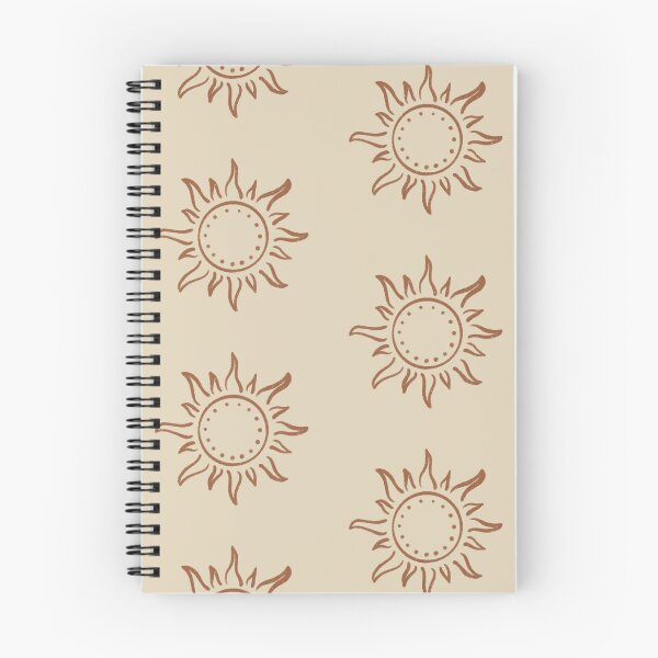 Item preview, Cute Boho Sun Pattern Bohemian Aesthetic In Muted Colors Brown & Muted Yellow designed and sold by scorpiolane.