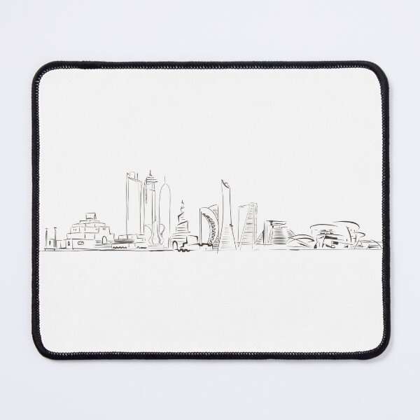 Item preview, Doha Skyline - Qatar designed and sold by habibitravels.