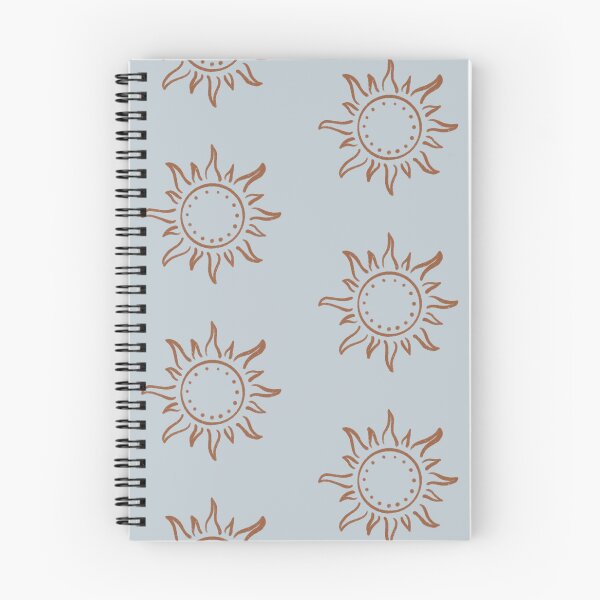 Item preview, Cute Boho Sun Pattern Bohemian Aesthetic In Muted Colors Gray Blue & Brown designed and sold by scorpiolane.