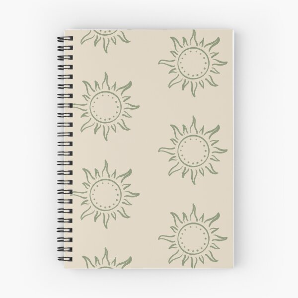 Item preview, Cute Boho Sun Pattern Bohemian Aesthetic In Muted Colors Green & Muted Yellow designed and sold by scorpiolane.