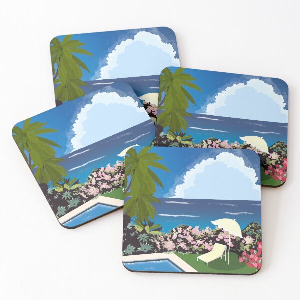 Item preview, breezin' (city pop inspired art) designed and sold by Katie Kuhlmann.