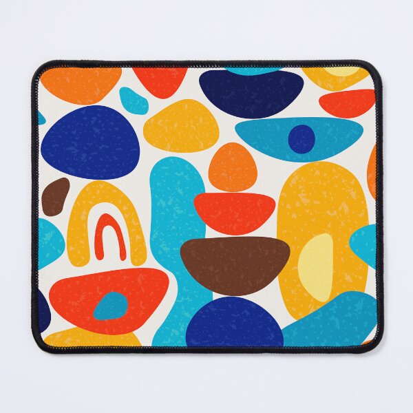 Item preview, Mid Century Modern Abstract Shapes colorful pattern designed and sold by prirajdesigns.