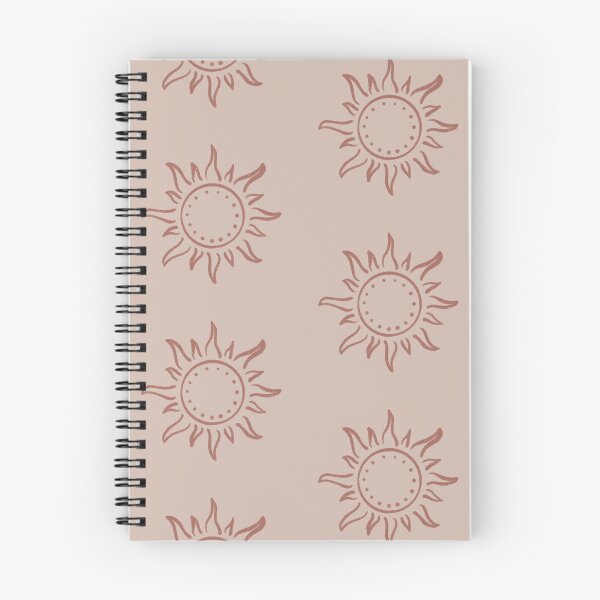 Item preview, Cute Boho Sun Pattern Bohemian Aesthetic In Muted Colors Light & Dark Muted Orange designed and sold by scorpiolane.