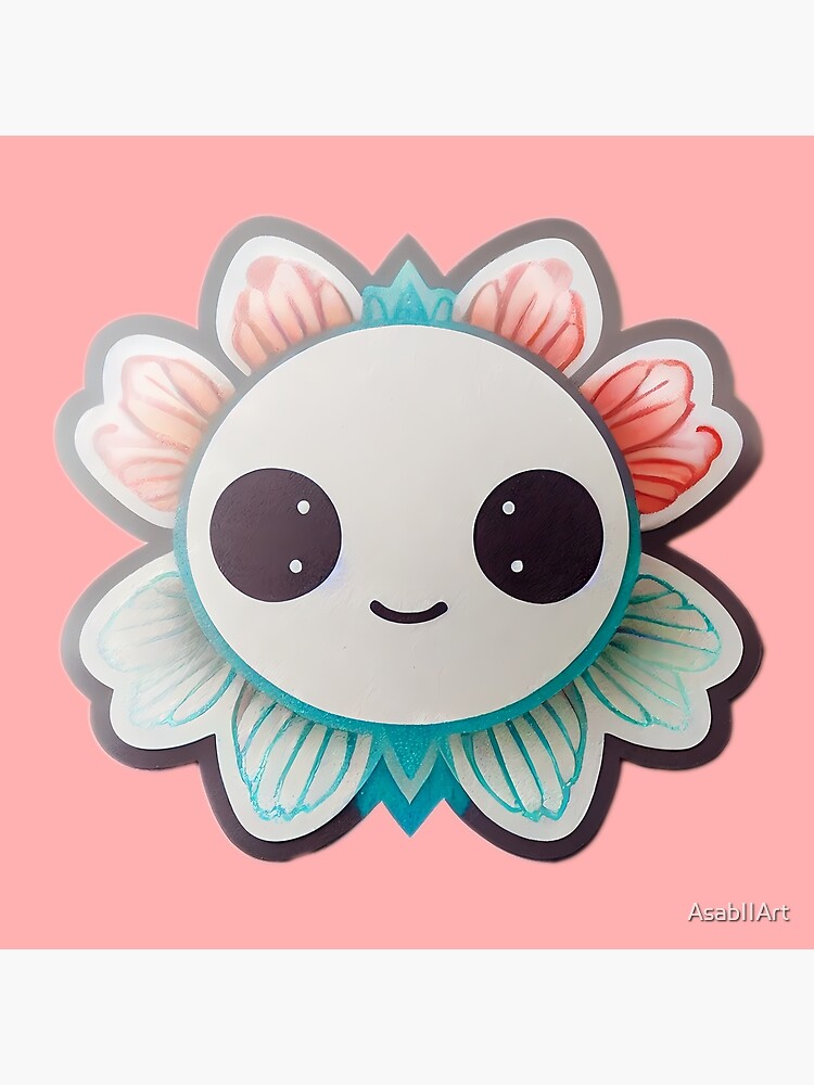 Die-cut sticker, Cute kawaii Panda cub sticker, whit