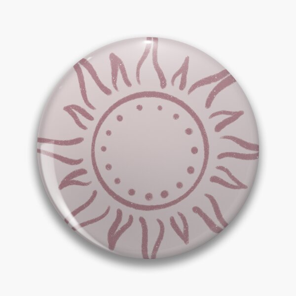 Item preview, Cute Boho Sun Pattern Bohemian Aesthetic In Muted Colors Light & Dark Muted Pink designed and sold by scorpiolane.