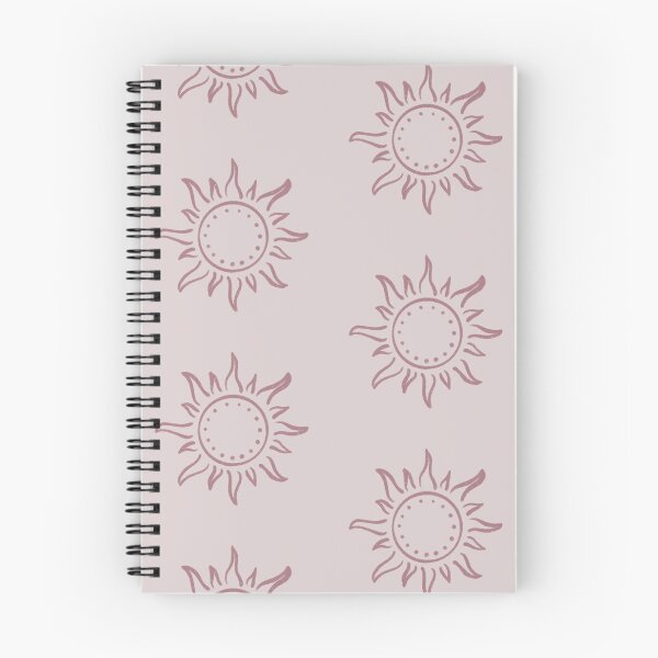 Item preview, Cute Boho Sun Pattern Bohemian Aesthetic In Muted Colors Light & Dark Muted Pink designed and sold by scorpiolane.
