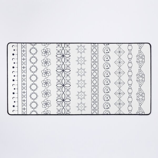 Item preview, Islamic arabic muslim patterns border ornament tribal style. designed and sold by deepakrode7.
