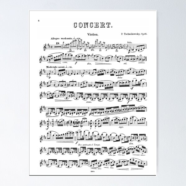 Item preview, Tchaikovsky Violin Concerto designed and sold by Adam Murray.