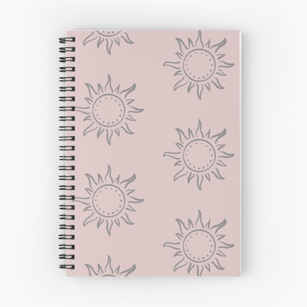 Item preview, Cute Boho Sun Pattern Bohemian Aesthetic In Muted Colors Pink & Gray designed and sold by scorpiolane.
