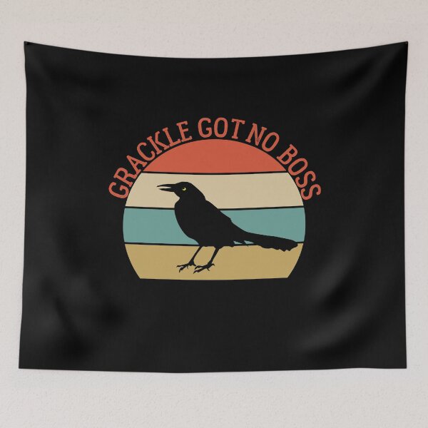Item preview, grackle got no boss - AUSTIN WEIRD BIRD  designed and sold by Raiko-art.