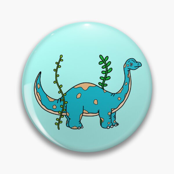 Artikelvorschau, Langhals-Dino entworfen und verkauft von kirstykartoons.