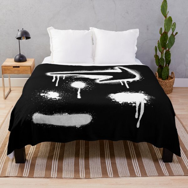 Item preview, White Graffiti Spray Paint Gangster Street Art designed and sold by mkzmerch.