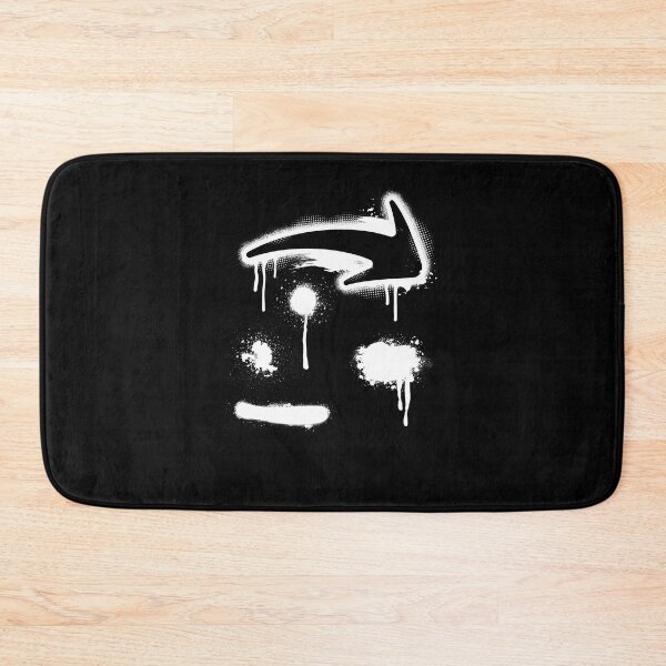 Item preview, White Graffiti Spray Paint Gangster Street Art designed and sold by mkzmerch.