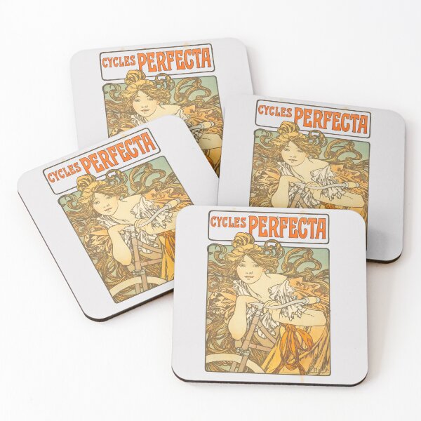 Item preview, Cycles Perfecta by Alphonse Mucha Vintage Museum Exhibition designed and sold by Tamas Das.