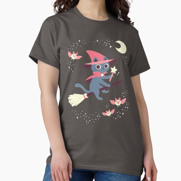 Item preview, Magical Cat Witch on a Broomstick designed and sold by KristyKate.