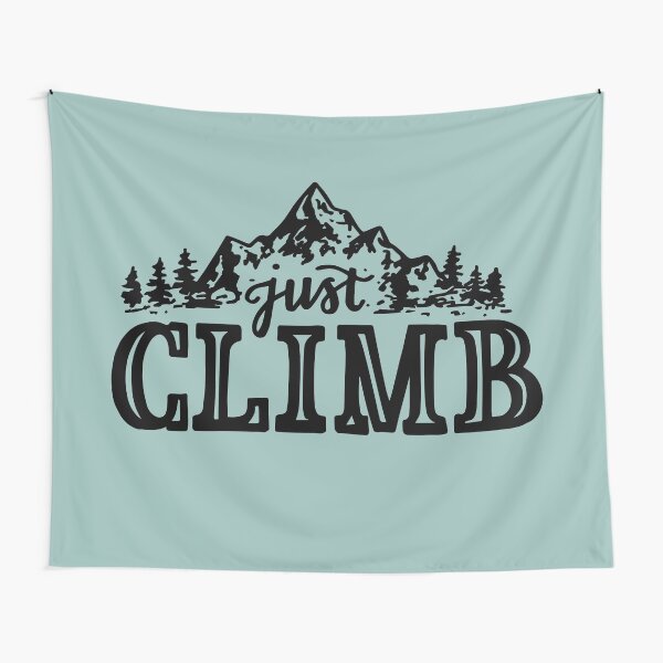 Just Climb Tapestry