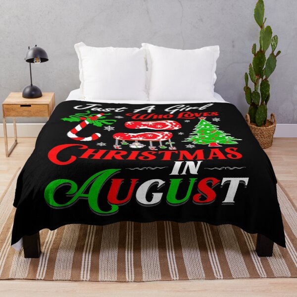 Item preview, Just A Girl Who Loves Christmas In August Summer Vacation designed and sold by ArcWarden-art.