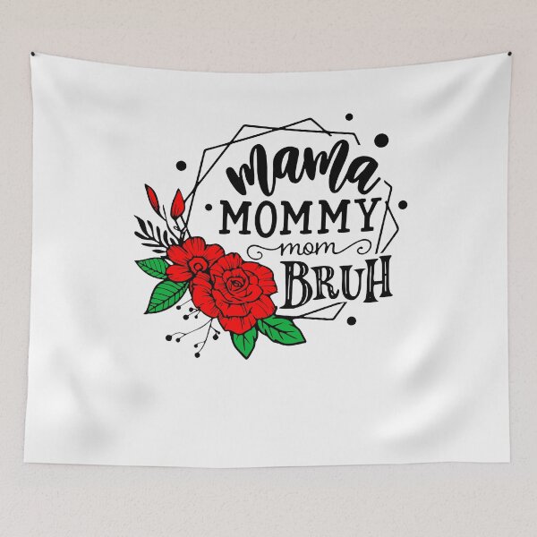 Item preview, Ma Mama Mom Bruh Flowers Vintage Texture designed and sold by meslienyams.