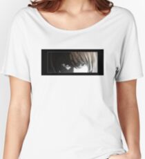 Light Yagami Eyes from anime Death Note Women's Relaxed Fit T-Shirt