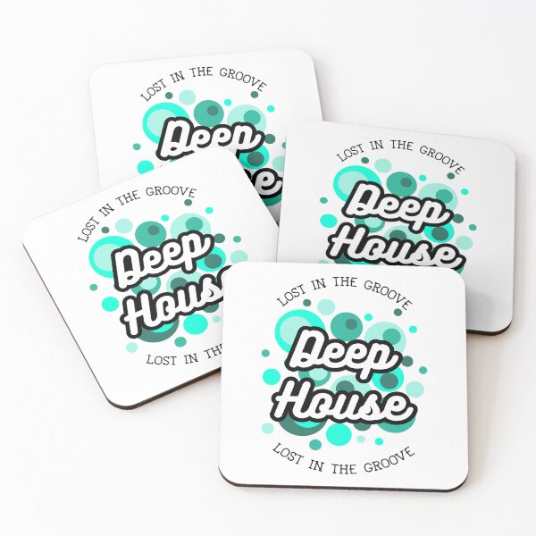 Aperçu de l'œuvre Deep House - Bulles (noir) créée et vendue par Discothreadz.