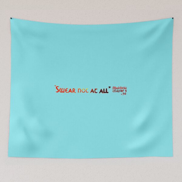 Item preview, Swear Not At All designed and sold by MoMoJaJa.
