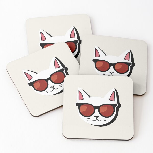 Item preview, Badass Cute Kitten with Shades designed and sold by KOTOdesign.