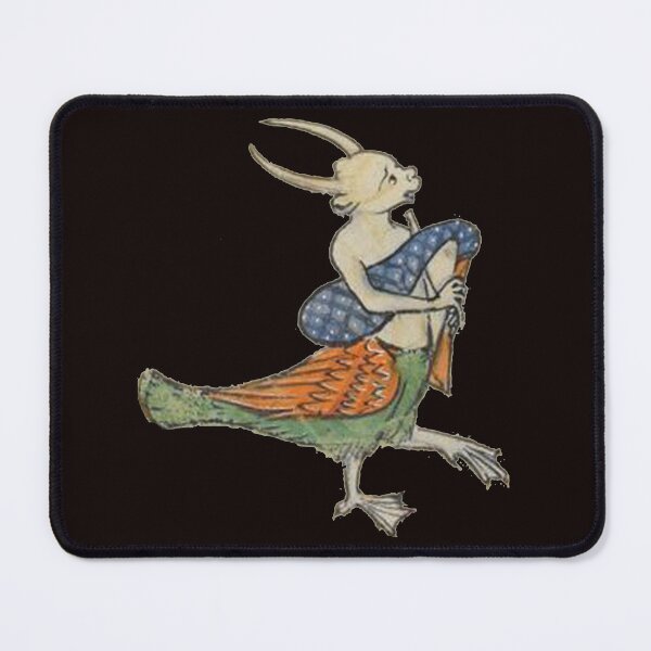 Item preview, Medieval Creature with Bagpipes Meme designed and sold by VintageManiac.