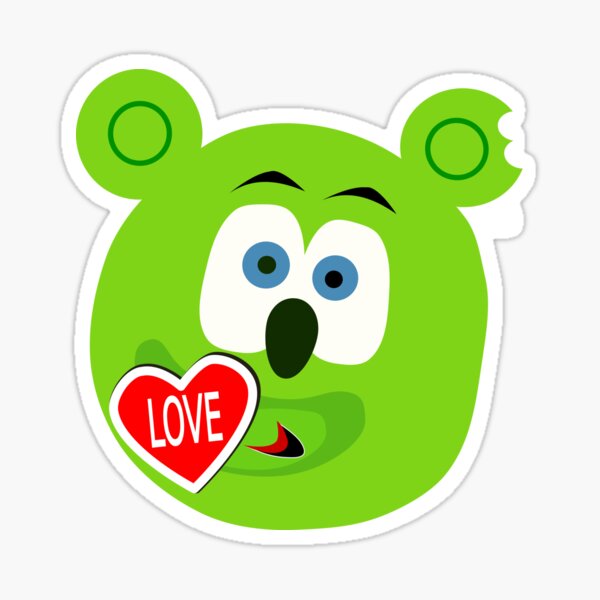 Gummy Bear - Love Kiss Sticker