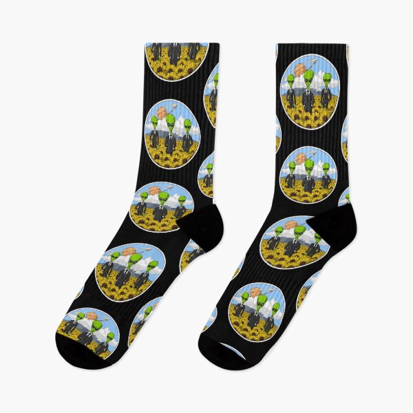 Item preview, Sunflower Aliens designed and sold by underheaven.