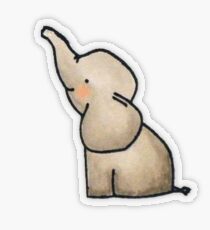 itty bitty Elefant Transparenter Sticker
