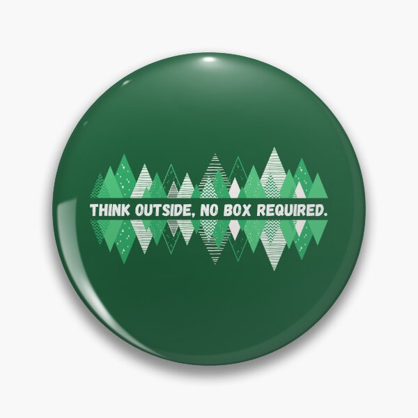 Item preview, Think outside, no box required. designed and sold by moxdesign.