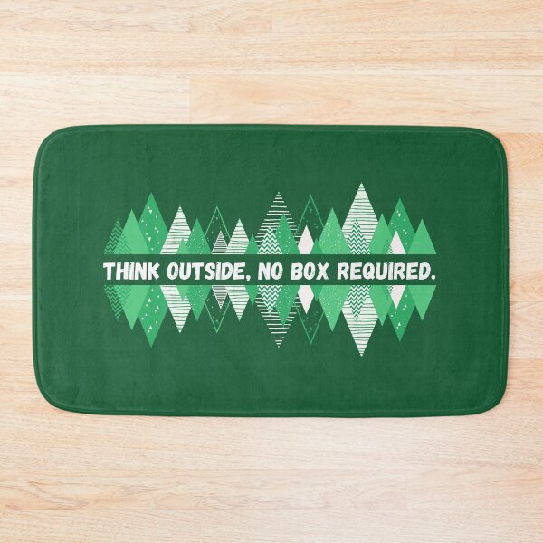 Item preview, Think outside, no box required. designed and sold by moxdesign.